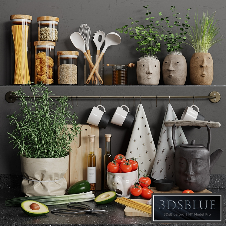 Decorative kitchen set 02