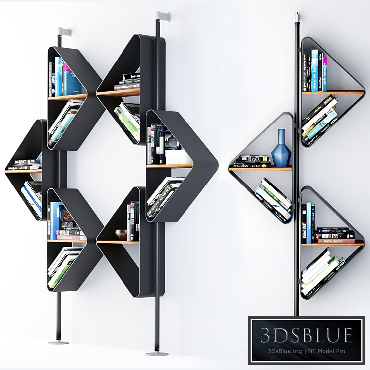 Wall or ceilinghanging bookcase from Cattelan