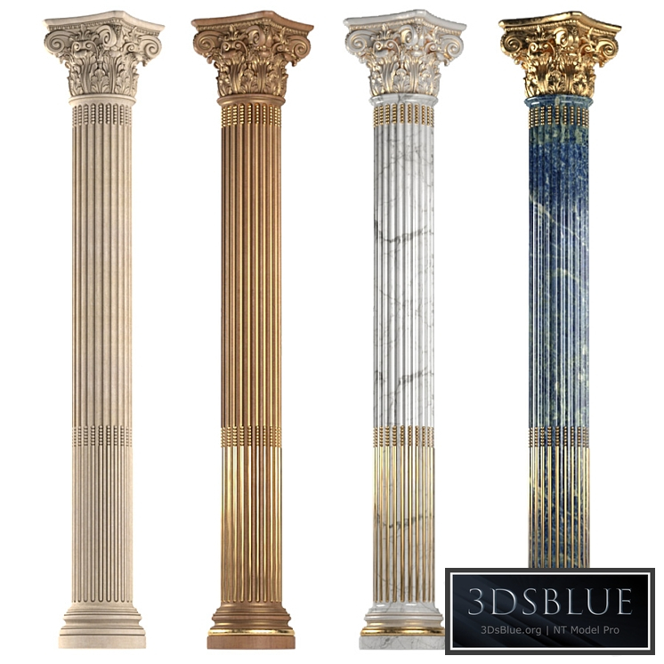 Round classic column.