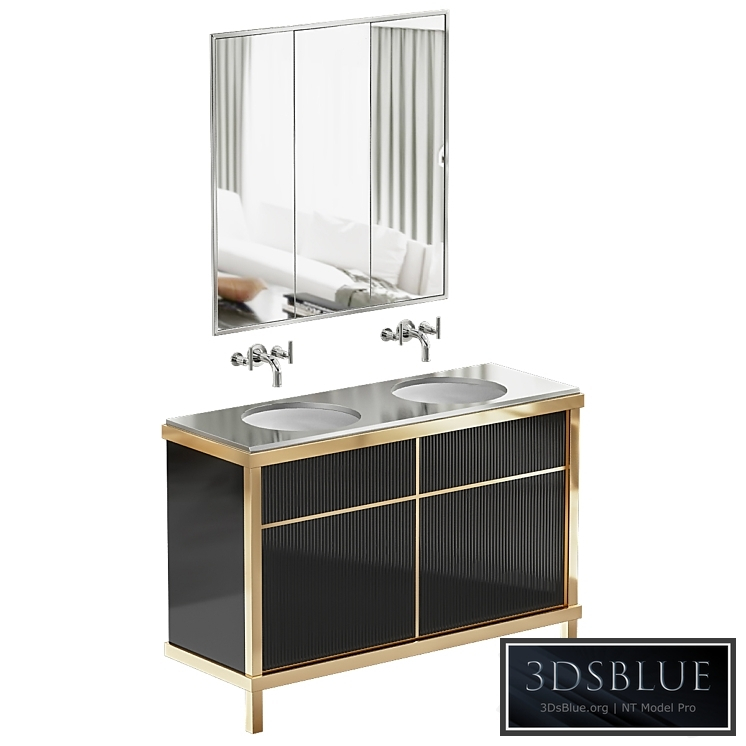 Art Deco Bathroom Vanity