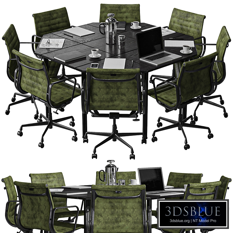 hexagon conference table