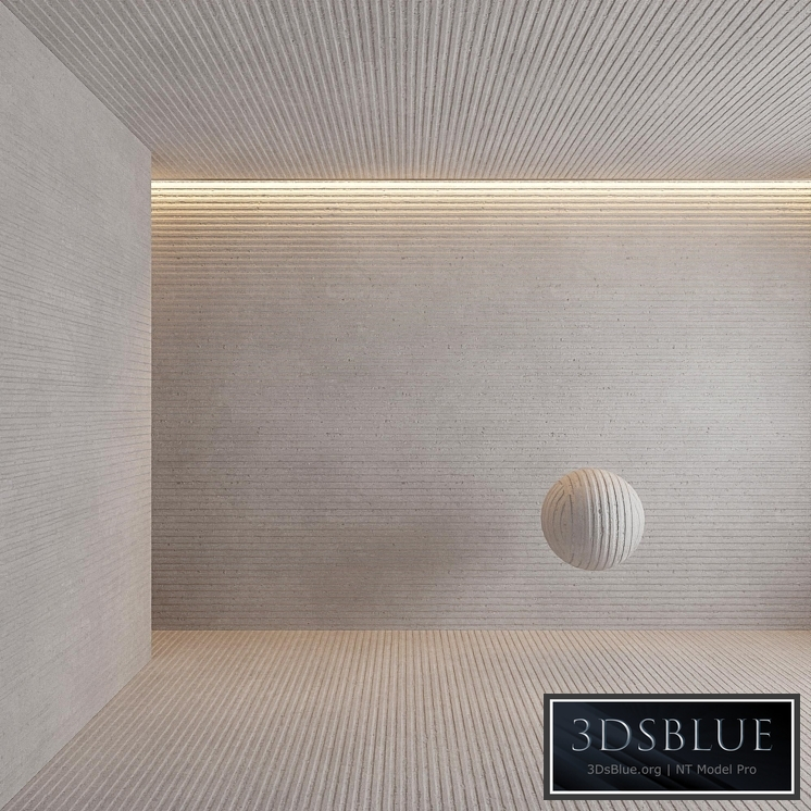 Ribbed concrete