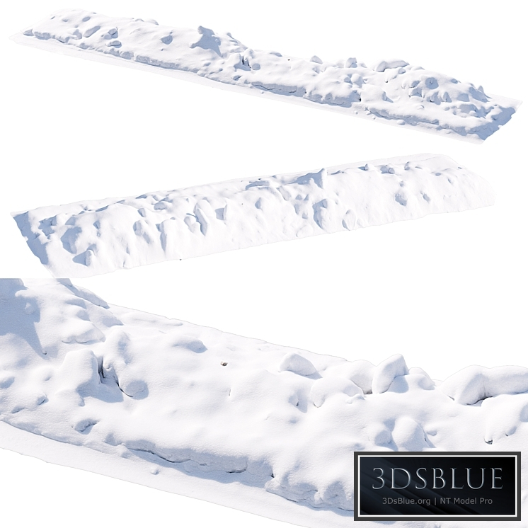 Snow mountain (scan) High quality textures Albedo Normal displacement