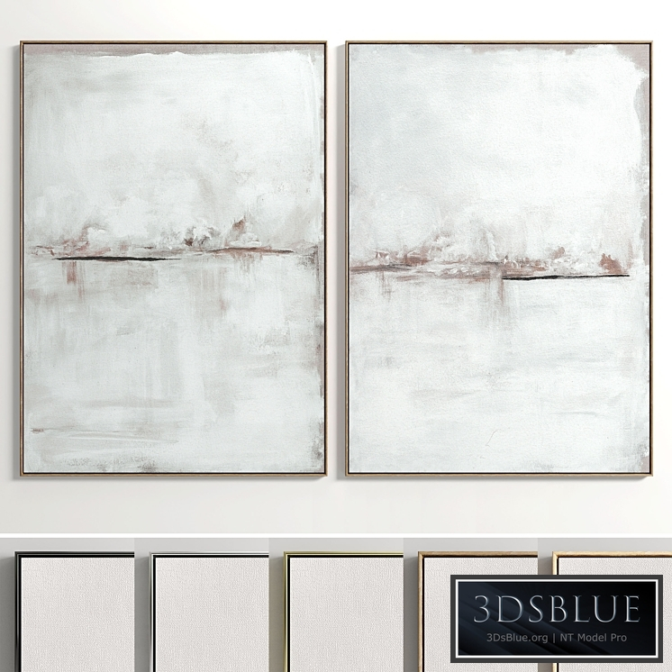 Plaster Two Photo Frame E-59