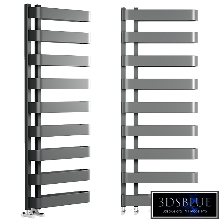 Brenton Gray Flat Panel Heated Towel Rail
