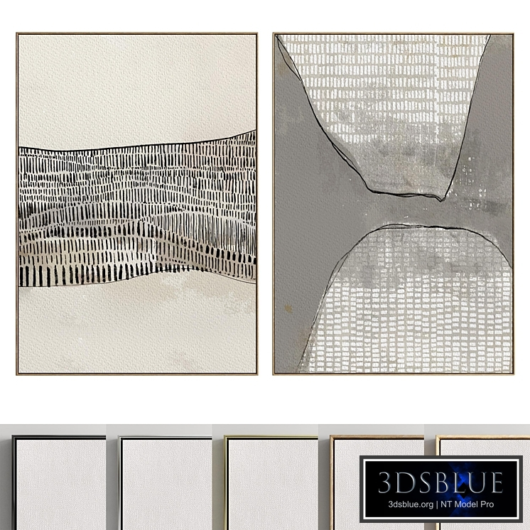 Plaster Two Photo Frame R-212