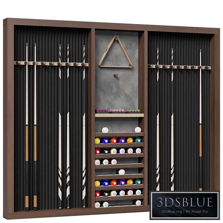 Billiard Wall Rack