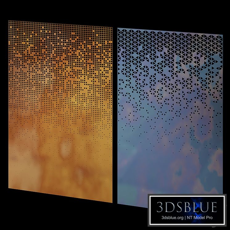 Decorative parametric panel