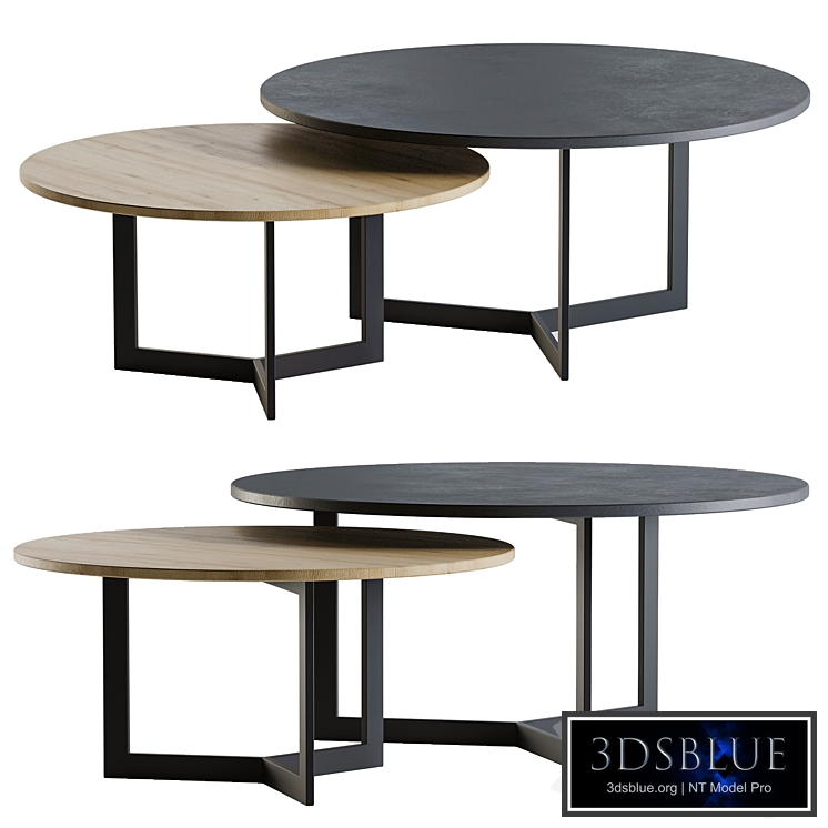 TREKU KABI Wooden coffee table
