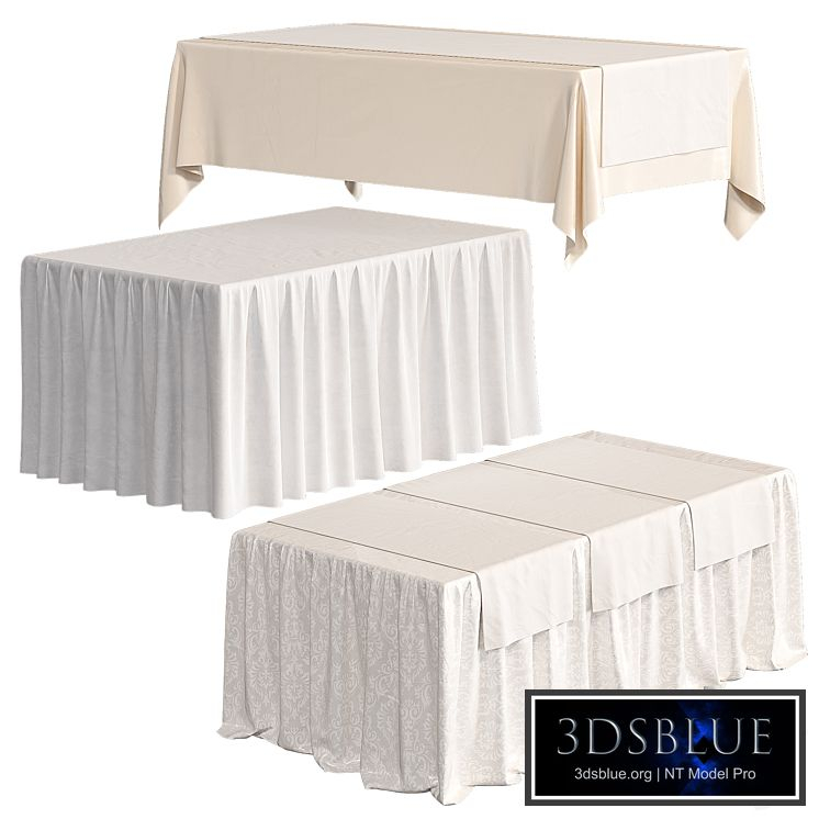 Tablecloth on a rectangular table