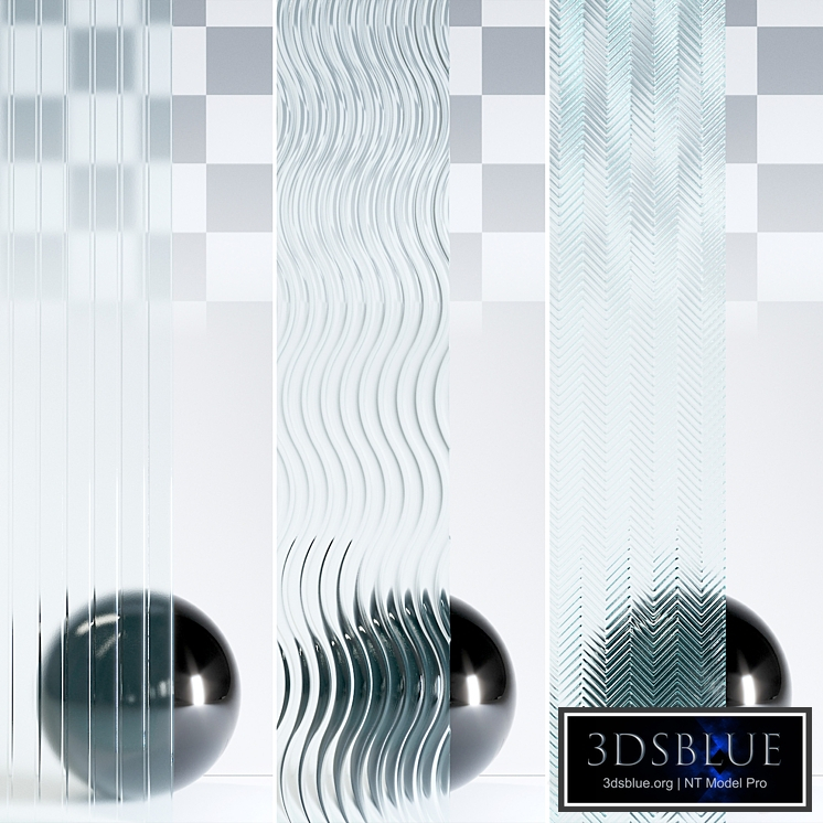 Glass 4K Materials V1-5 - 3 materials