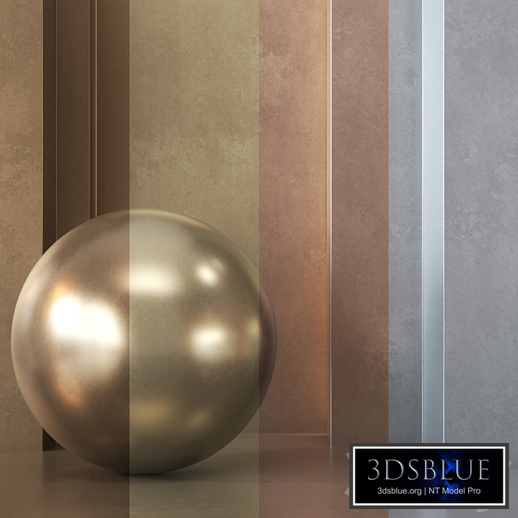 4 in 1 Metall Pack Textures 4K - Seamless - Vol 1
