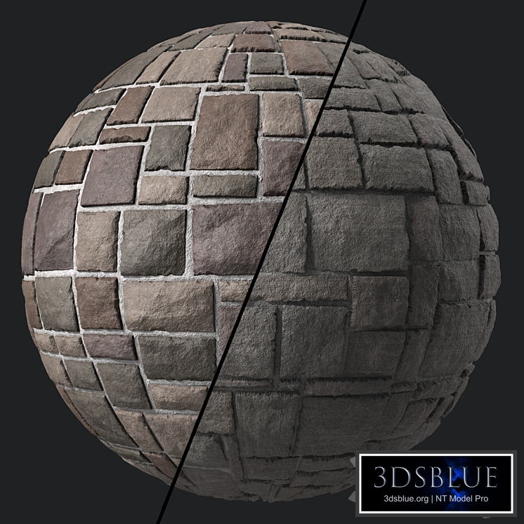 Stone Wall Materials 104- Decorative Random Pattern | Pbr 4k Seamless