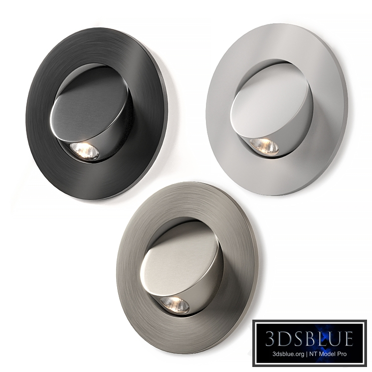 Round Recessed LED Bedside Reading Light