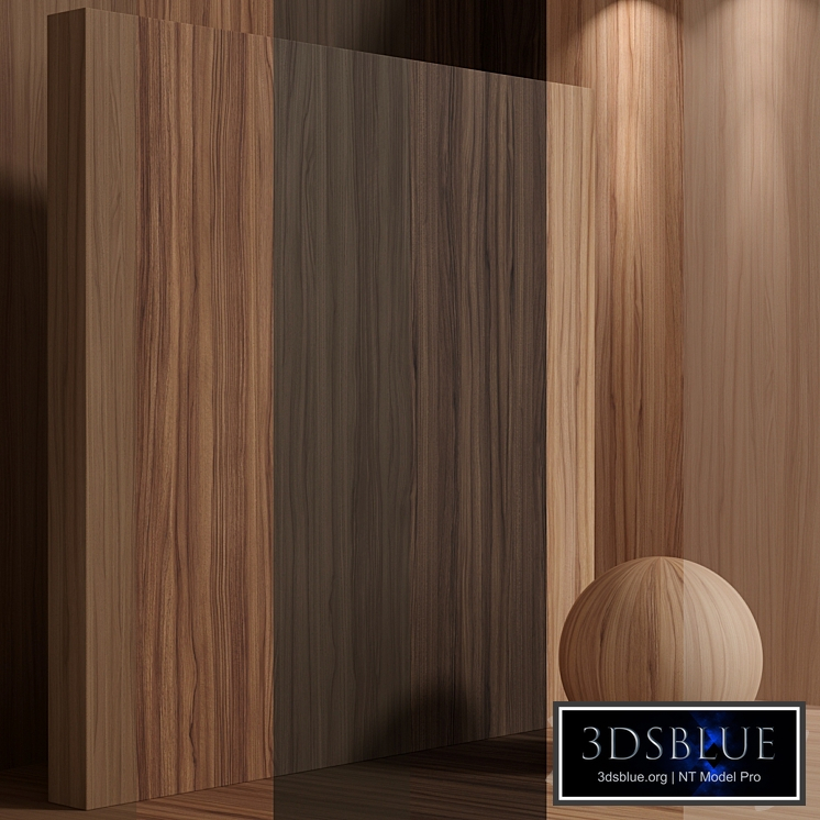 Material wood (seamless) walnut - set 189