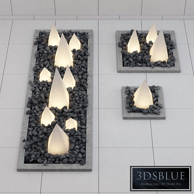 Decor light pyramids
