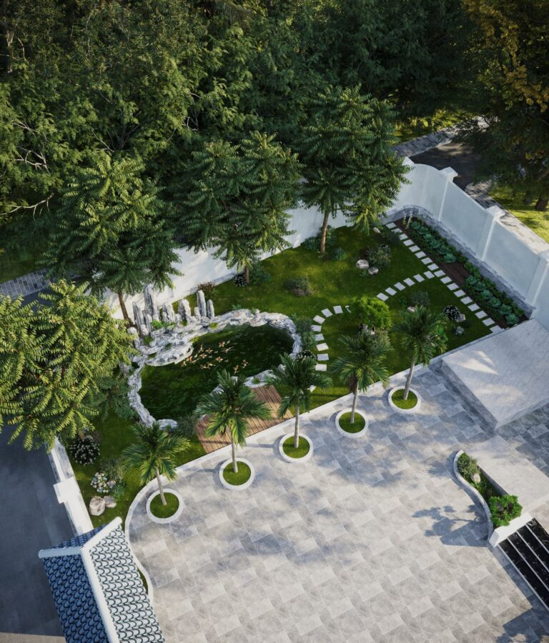 Quann Keuu - 3D Exterior Garden Landscape Model Download