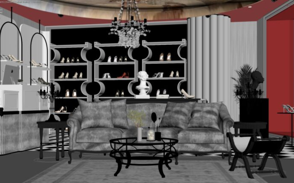 3D Fashion Shop Model Download