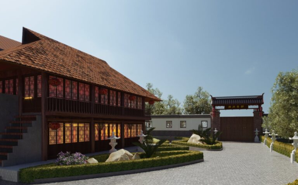 Nguyen Hong Quan - 3D Resort Exterior Model Download 