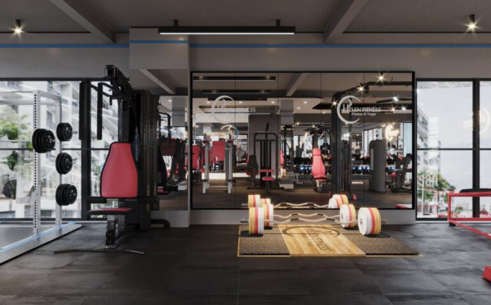 Quan Le - 3D Gymroom Interior Model Download