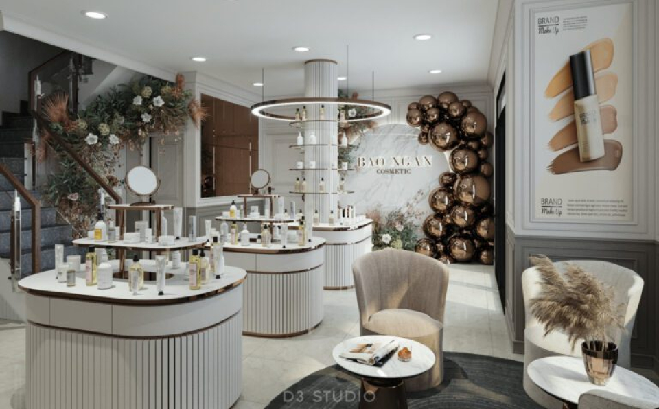 Pham Viet Dung - 3D Interior Shop Cosmetics Scene Model Download 