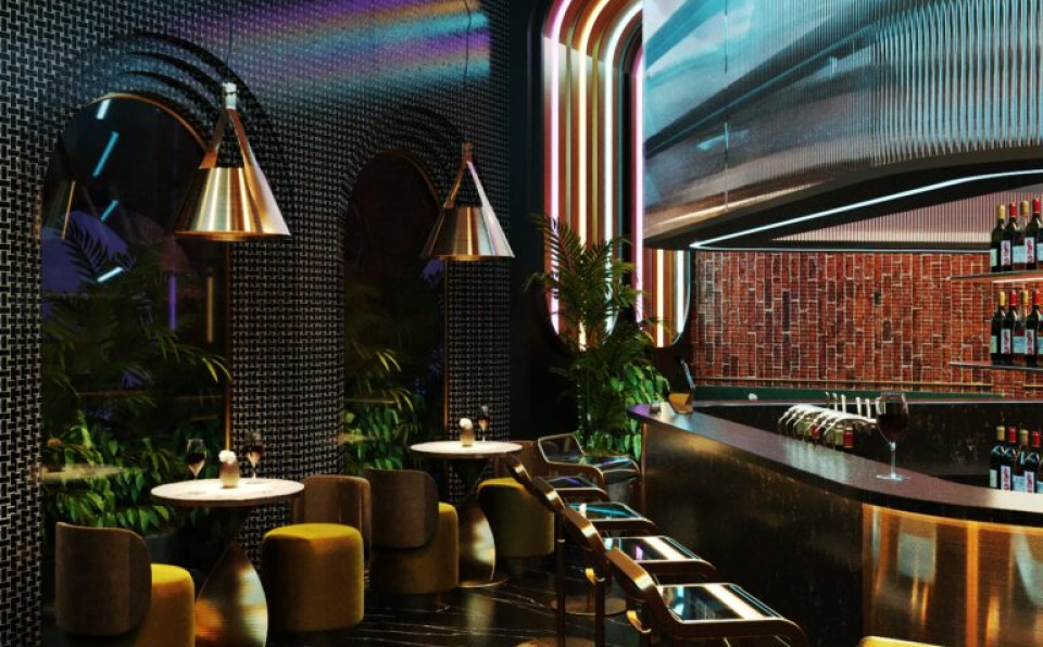 Chun's Nguyen - 3D Interior Bar Restaurant Model Download 