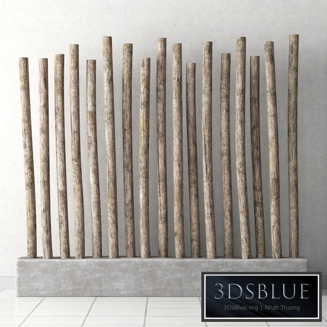 Decor from old branches