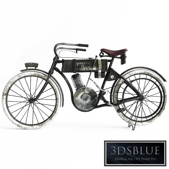 Motorbike Harley-Davidson in 1906