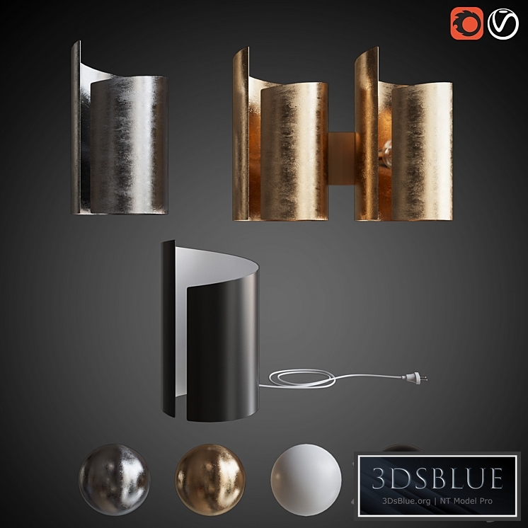 Set sconces and table lamp PITTORE