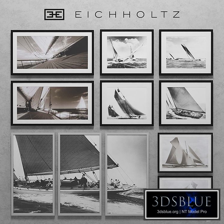 Eichholtz Set of Boat Prints