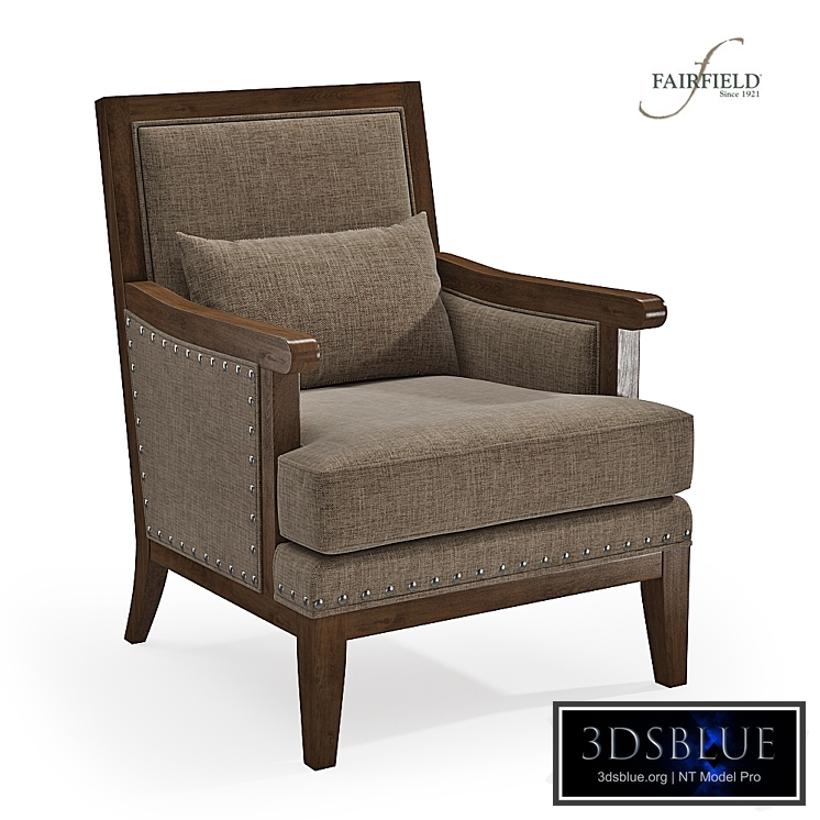 Wood Framed Lounge Chair by Fairfield Chair