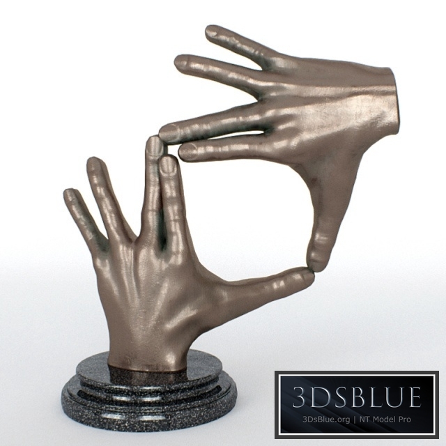 Figurine - bronze hands