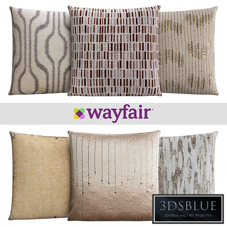 Decorative pillows from Wayfair shop T01