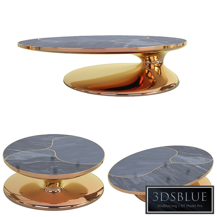 ELLIPTICAL COFFEE TABLE