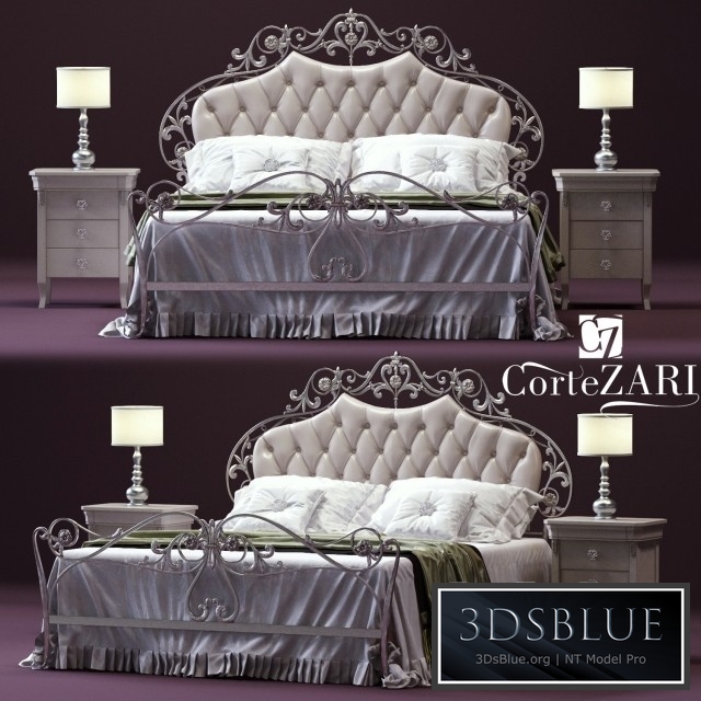 CorteZARI OLIMPIA Double Bed