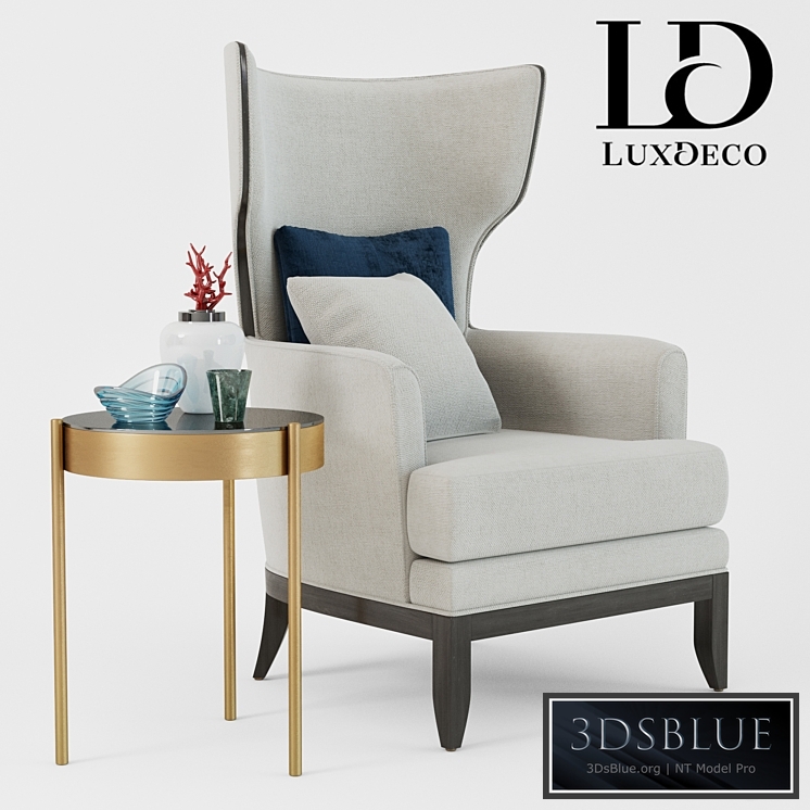 LuxDeco Selva Vendome Bergere Armchair