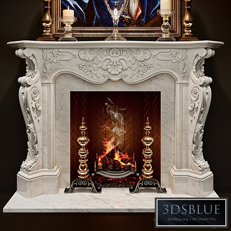 Antique Rococo Fireplaces - Louis XV