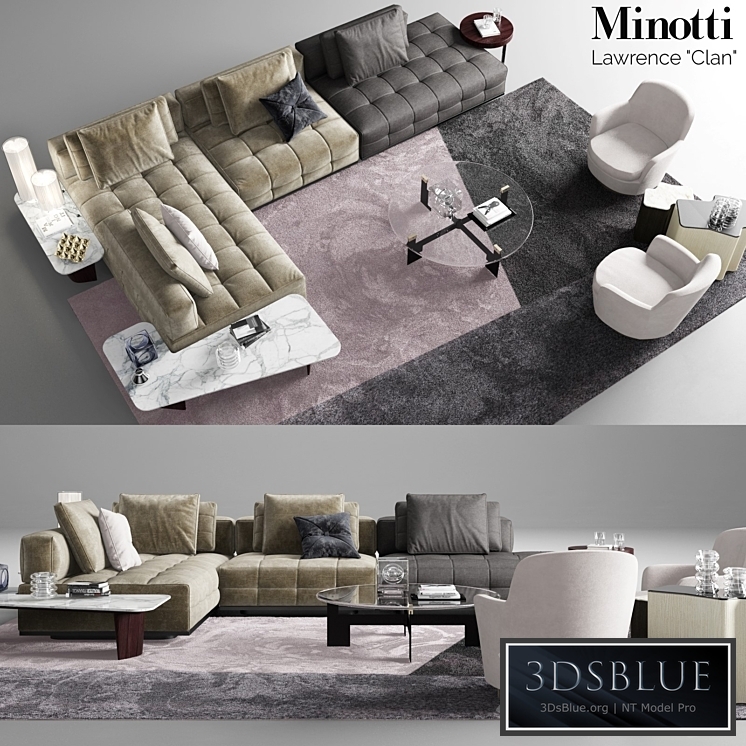 Minotti Lawrence Clan Seating 2