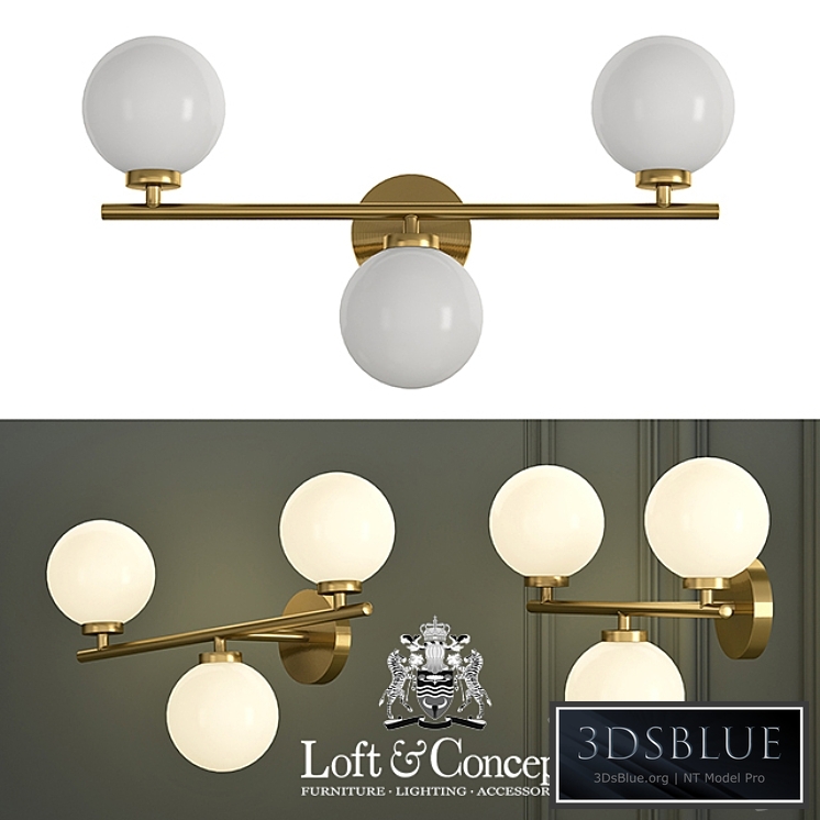 Sconce Wall Lamp Bubble Chandelier Triple