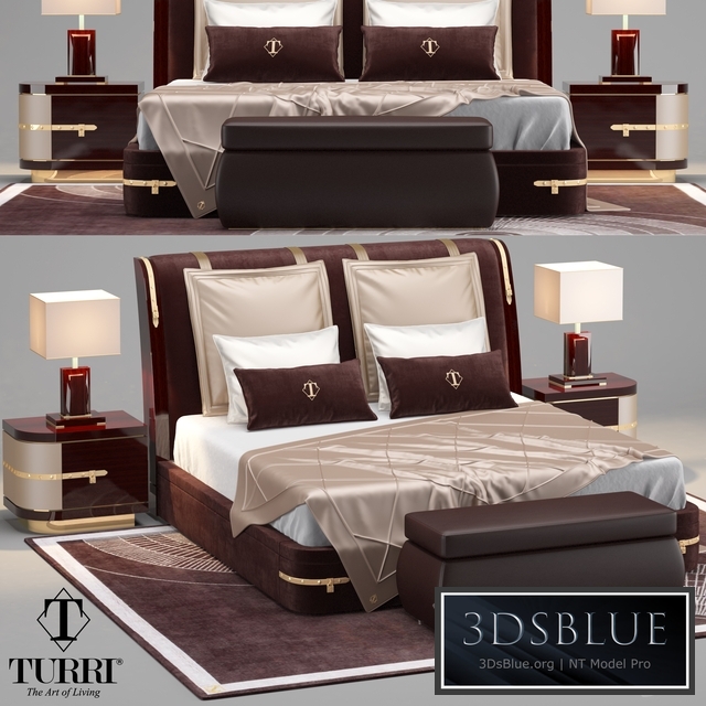 Turri Diamonds Bed