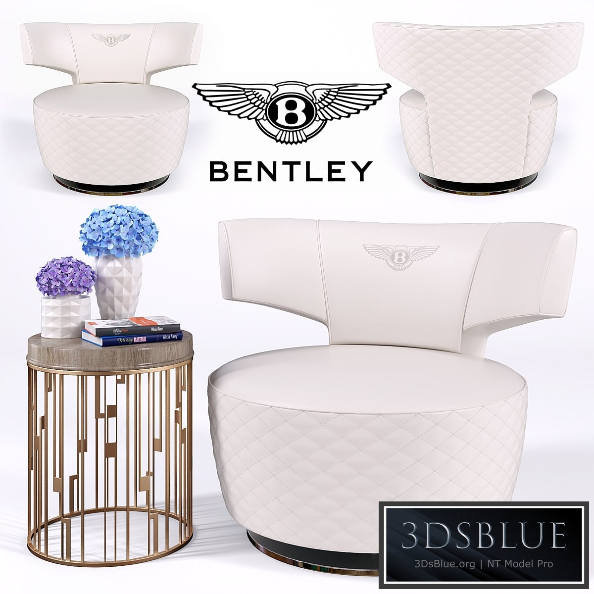 Armchair BULL ARMCHAIR (Bentley Home)