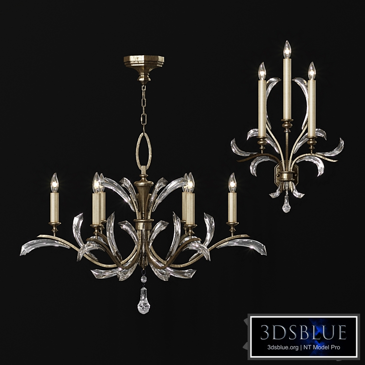 Fine Art Lamps BEVELED ARCS 702440ST & 738550ST