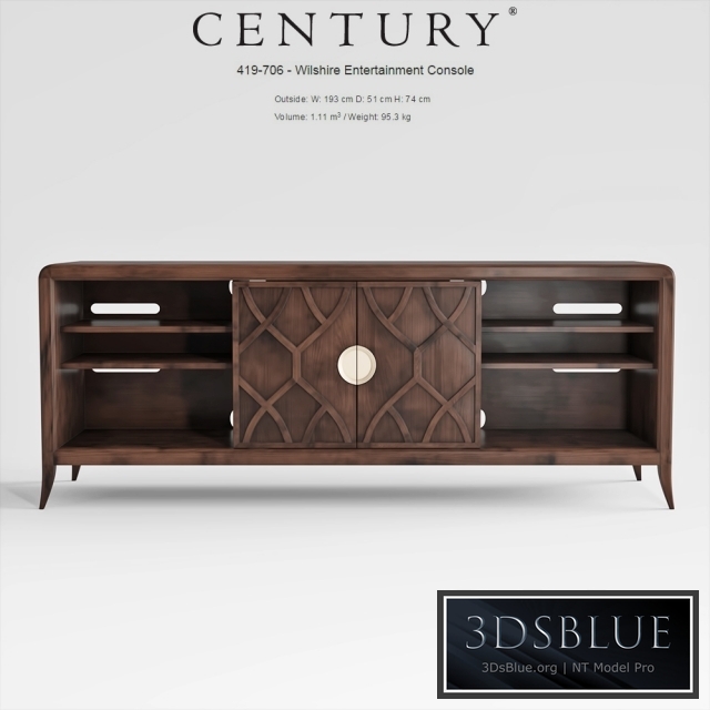 Century Furniture Wilshire Entertainment Console