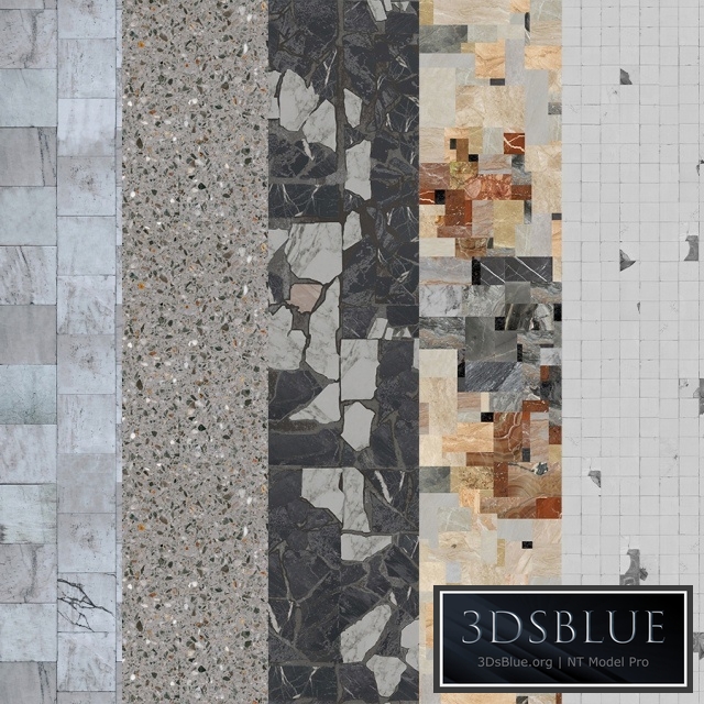 Terrazzo.Breccia.Mosaic.Marble.Seamless texture.