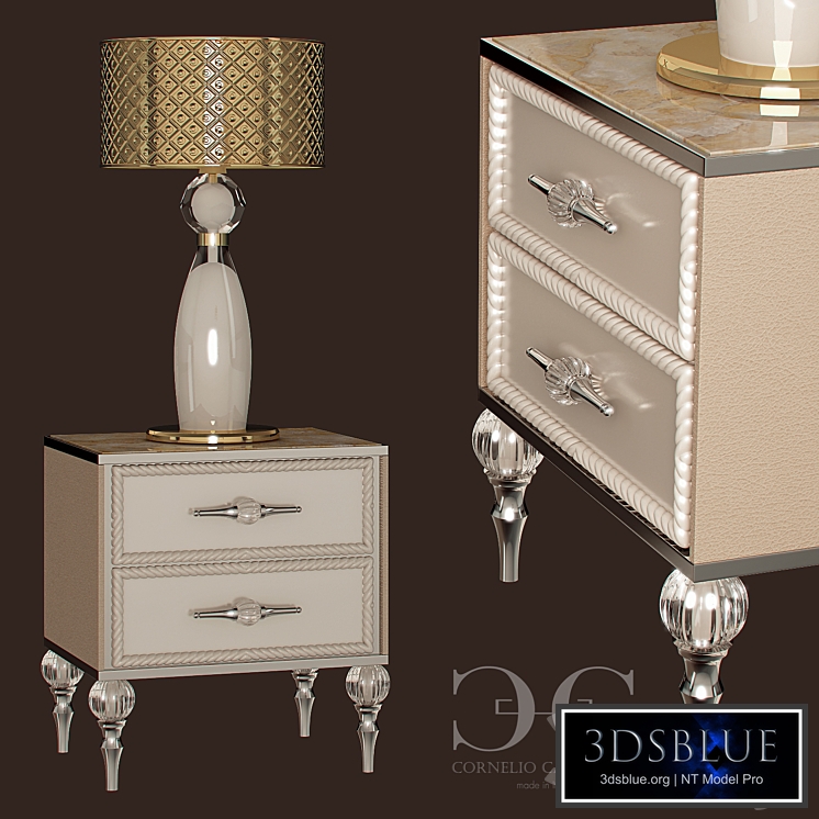 Lamp and bedside table Cornelio Cappellini
