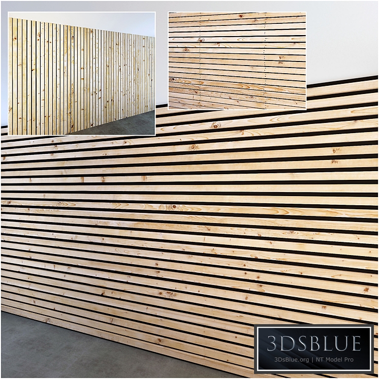 Wooden slats 4 options