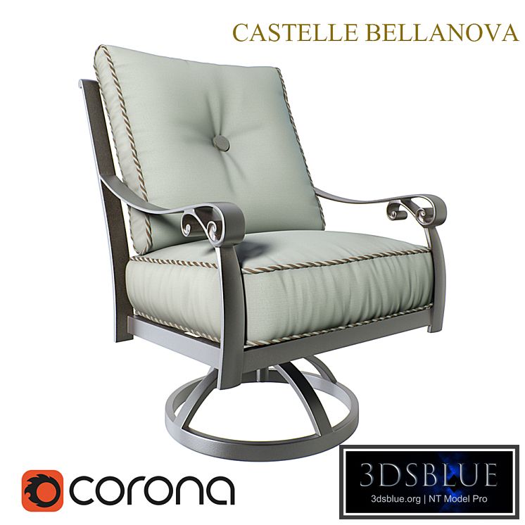 Bellnova cushioned swivel rocker