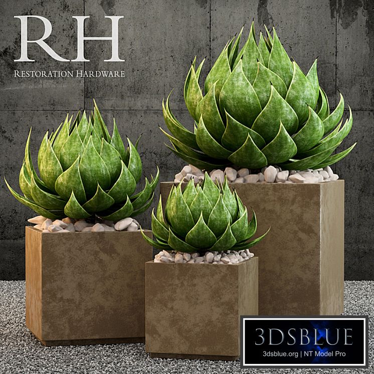 Restoration Hardware metera planter