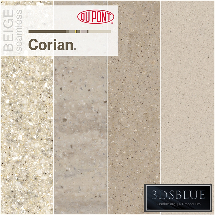Dupont Corian Kitchen Countertops Beige 3