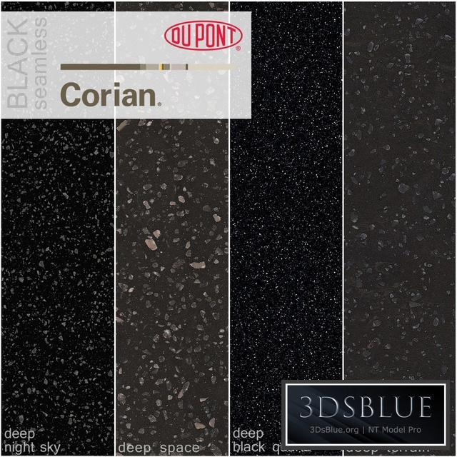 Dupont Corian Kitchen Countertops Black 2
